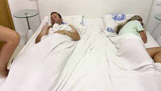 Wife woke up when she heard how her husband had sex with their girlfriend - real cuckquean wife