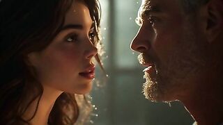 18 year old teen angel screwed by 60 year old man in His car Female moaning real sex Ai generated voice over