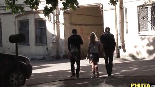 Russian teen picked off for rough anal