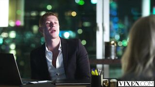VIXEN – Beautiful Golden-haired loves helping her boss any way she can