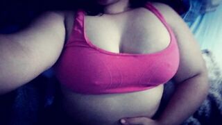 Playing with my tits
