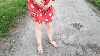 ⭐ Alice - Desperate Public Pee Squat - 'coz I like peeing outdoors ;)