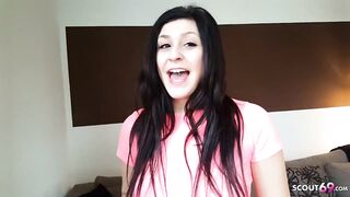 first Anal Creampie Leak Fuck for German Teen July Johnson
