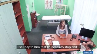FULL CLIP - Doctor Creampied his Female Patient during Investigation - Fake Hospital