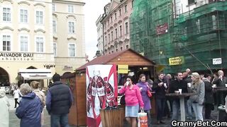 Czech aged has hooked up with a younger guy and took him home to fuck him