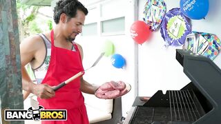 BANGBROS - Teen Gianna Dior Bangs Her Step Dad On Father's Day