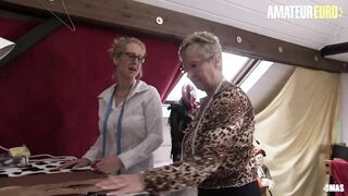 XXX OMAS (Ziska & Erna) Fantastic Threeway With two Sexy Babes