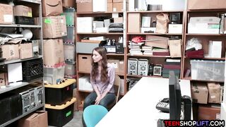 Colombian teen thief caught stealing by a LP officer (Izzy Lush)