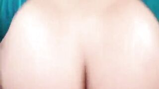 My wife's massive booty bouncing on my wang