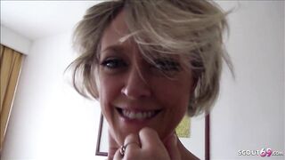 MILF Cougar gets Hotel Creampie – Interracial Monster Cock Sex