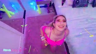 Rave Bunny Dahlia Noire Brings Unlimited Lust To A Neon Hookup!