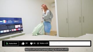Step Mom Shares Daybed with Step Son - Accidental Viagra Pill Taboo Screw!
