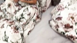 Stepmom Takes Off Her Panties & Lets Step Son Borrow Her Bed