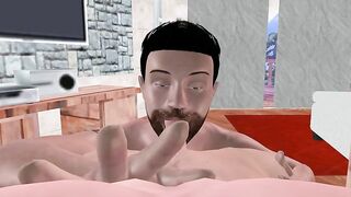 Animated 3D Gay Porn - Man Sucking Knob Then Banged From Behind