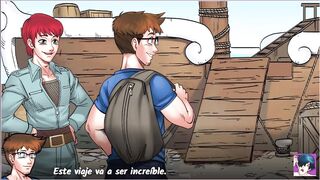 Gay Harem Clip 3 - Traveling by sea (Spanish)