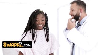 Nervous Stepdaughters Lexi Lore And Hazel Grace Get Pelvic Exams From Swapped Stepdads