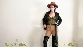 Indiana Jones JOI Cum Countdown - Video Parody Cosplay - Sally Smiles