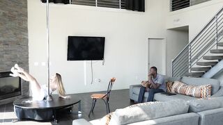 Lustful Landlord Collects The Rent And BBC Cum