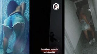 Married woman cheating with neighbor, cuckolded husband arrives and catches 'em in the act!