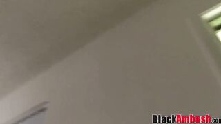 Busty chunky amateur takes her first BBC on casting