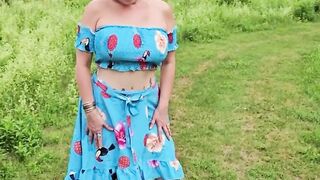 Real TOPLESS MOMMY Enjoying the Summer Barbecuing with her Older MILF BIG BREASTS Out in the Sunshine