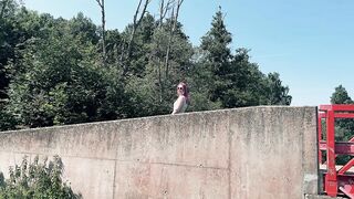 Risky Outdoor Fuck - Butt Eating, Pussy Play, Hard Screwing, Blowjob-sex & Cumswap