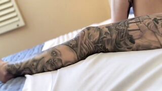 We’re Home Alone- Let’s Screw - Tatted Up Sweetheart - Breasts POV - Chantel Danielle - Teddy Tarantino
