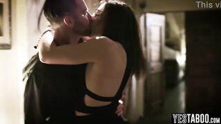 Sexually excited teen seduces a mature dude at a party into fucking her hardcore