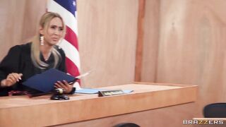 Brazzers - Kylie Rocket and Luna Baby Have the Right to Remain Indecent, Fucked in Court