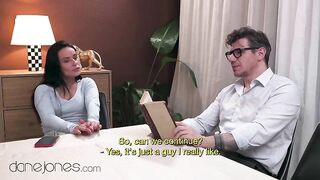 Petite student thinks her teacher is cute - Dane Jones