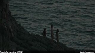 Jenna Thiam, Lola Klamroth & Marianna Fontana frontal stripped