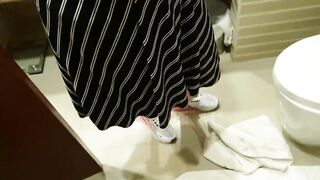 Oops, from my mom's girlfriend came in my washroom