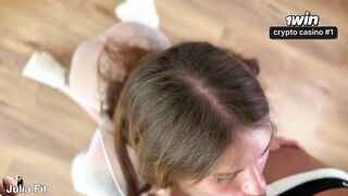 Stunning Angel Gets ANAL Pounded Until Dripping White Squirt