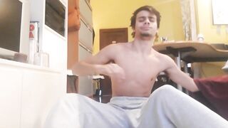 masturbation and spank and gym