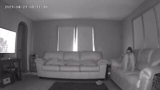 Nasty Babysitter Got Caught Masturbating on Nanny Livecam