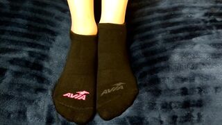 sock removal tease