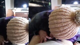 Double the View: Split Screen POV Latin honey Oral & Deepthroat [Amateur]