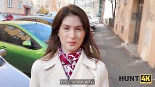 HUNT4K. Hunter picked up a hotty on the street and Fucked her in a store