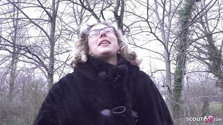 GERMAN SCOUT - Reife deutsche kurvige Frau Kathy Deep mit Mega Eutern beim Casting gefickt