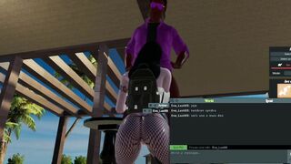 A alt gal finishes a porn recording