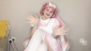 Nurse Joy Edging Countdown Fun