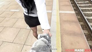 HomemadeXXX - Big-Ass Teach Attendant Sophia Invites Her Boyfriend Onto the Train