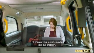 Fake Taxi - Worthy-looking big melons Russian MILF Sata Jones hardcore public sex with Italian cab driver