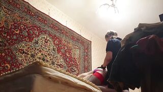 Cute Gal pegging dude amateur homemade