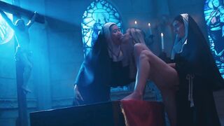 Corrupted Convent Riding - Kyoko, Nata Gold & Shelena Futanari Sex