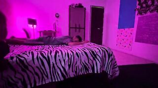 My stepbrother visits me in my room, and I start seducing him to see how far we'll go. Clip One