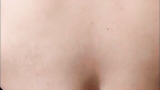 Arsehole before and after a beer can, anal gape try, february 2021, anal riding