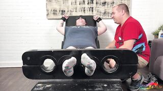 TICKLISH HONEYS - TKLNurse Blindfolded and Tag Team Tickled by Magic Tickler Until This honey Gigglegasms