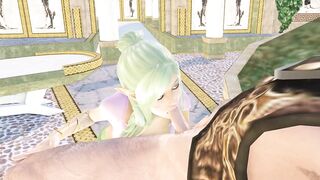 The last Elf Cuntia's ultimate hopes Season 01 Video 01 --- Cuntia trying with greek guard