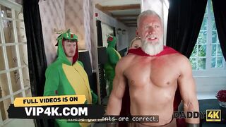 DADDY4K. Sex with a StepDaddy in Spartan Cosplay